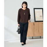 リップルVネックプルオーバー | a.v.v【WOMEN】 | 詳細画像16 