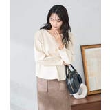 リップルVネックプルオーバー | a.v.v【WOMEN】 | 詳細画像8 