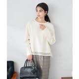 アイボリー | 裾レースカットソー | a.v.v【WOMEN】