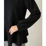 ニュアンスカーブペプラムトップス | a.v.v【WOMEN】 | 詳細画像17 