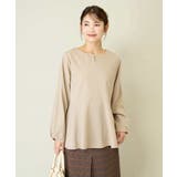 ニュアンスカーブペプラムトップス | a.v.v【WOMEN】 | 詳細画像3 