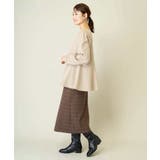 ニュアンスカーブペプラムトップス | a.v.v【WOMEN】 | 詳細画像7 