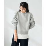 ラメ裏起毛タックスリーブスウェット | a.v.v【WOMEN】 | 詳細画像13 