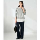 ラメ裏起毛タックスリーブスウェット | a.v.v【WOMEN】 | 詳細画像15 