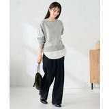 ラメ裏起毛タックスリーブスウェット | a.v.v【WOMEN】 | 詳細画像16 