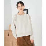 ラメ裏起毛タックスリーブスウェット | a.v.v【WOMEN】 | 詳細画像2 