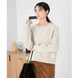 ラメ裏起毛タックスリーブスウェット | a.v.v【WOMEN】 | 詳細画像3 