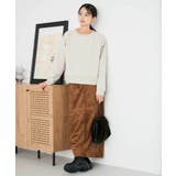 ラメ裏起毛タックスリーブスウェット | a.v.v【WOMEN】 | 詳細画像8 