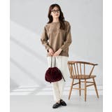 エンボスロゴスウェードトップス | a.v.v【WOMEN】 | 詳細画像14