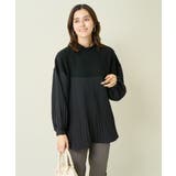 プリーツドッキング着映えチュニック | a.v.v【WOMEN】 | 詳細画像2 