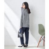 【イージーケア/ストレッチ】あったか美ラクるイージーテーパードパンツ | a.v.v【WOMEN】 | 詳細画像21 