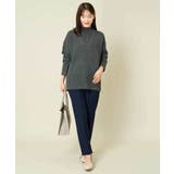 【イージーケア/ストレッチ】あったか美ラクるイージーテーパードパンツ | a.v.v【WOMEN】 | 詳細画像24 