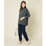 【イージーケア/ストレッチ】あったか美ラクるイージーテーパードパンツ | a.v.v【WOMEN】 | 詳細画像25 