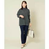 【イージーケア/ストレッチ】あったか美ラクるイージーテーパードパンツ | a.v.v【WOMEN】 | 詳細画像27 