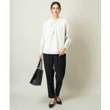 【イージーケア/ストレッチ】あったか美ラクるイージーテーパードパンツ | a.v.v【WOMEN】 | 詳細画像29 