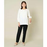 【イージーケア/ストレッチ】あったか美ラクるイージーテーパードパンツ | a.v.v【WOMEN】 | 詳細画像49 