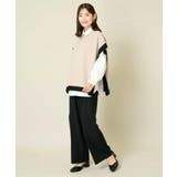 【イージーケア/ストレッチ】あったか美ラクるイージーワイドパンツ | a.v.v【WOMEN】 | 詳細画像20 