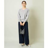 【イージーケア/ストレッチ】あったか美ラクるイージーワイドパンツ | a.v.v【WOMEN】 | 詳細画像21 
