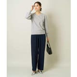 【イージーケア/ストレッチ】あったか美ラクるイージーワイドパンツ | a.v.v【WOMEN】 | 詳細画像22 