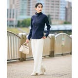 【イージーケア/ストレッチ】あったか美ラクるイージーワイドパンツ | a.v.v【WOMEN】 | 詳細画像3 