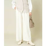 【イージーケア/ストレッチ】あったか美ラクるイージーワイドパンツ | a.v.v【WOMEN】 | 詳細画像6 