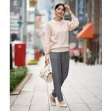 【イージーケア/ストレッチ】あったか美ラクるスッキリ見えテーパードパンツ | a.v.v【WOMEN】 | 詳細画像4