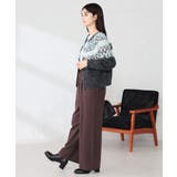 【イージーケア/洗える/ストレッチ】裏起毛美ラクるイージーワイドパンツ | a.v.v【WOMEN】 | 詳細画像11 