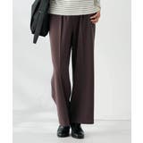 【イージーケア/洗える/ストレッチ】裏起毛美ラクるイージーワイドパンツ | a.v.v【WOMEN】 | 詳細画像13 