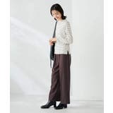 【イージーケア/洗える/ストレッチ】裏起毛美ラクるイージーワイドパンツ | a.v.v【WOMEN】 | 詳細画像18 