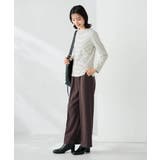 【イージーケア/洗える/ストレッチ】裏起毛美ラクるイージーワイドパンツ | a.v.v【WOMEN】 | 詳細画像19 