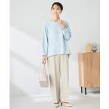 【イージーケア/洗える/ストレッチ】裏起毛美ラクるイージーワイドパンツ | a.v.v【WOMEN】 | 詳細画像23 