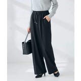 【イージーケア/洗える/ストレッチ】裏起毛美ラクるイージーワイドパンツ | a.v.v【WOMEN】 | 詳細画像28 