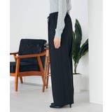 【イージーケア/洗える/ストレッチ】裏起毛美ラクるイージーワイドパンツ | a.v.v【WOMEN】 | 詳細画像34 