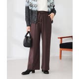 【イージーケア/洗える/ストレッチ】裏起毛美ラクるイージーワイドパンツ | a.v.v【WOMEN】 | 詳細画像9 