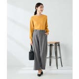 【イージーケア/洗える/ストレッチ】裏起毛美ラクるスッキリ見えストレートパンツ | a.v.v【WOMEN】 | 詳細画像12 