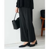 【イージーケア/洗える/ストレッチ】裏起毛美ラクるスッキリ見えストレートパンツ | a.v.v【WOMEN】 | 詳細画像17 