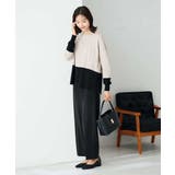 【イージーケア/洗える/ストレッチ】裏起毛美ラクるスッキリ見えストレートパンツ | a.v.v【WOMEN】 | 詳細画像21 