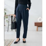 【イージーケア/洗える/ストレッチ】裏起毛美ラクるスッキリ見えテーパードパンツ | a.v.v【WOMEN】 | 詳細画像1 