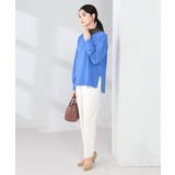 【イージーケア/洗える/ストレッチ】裏起毛美ラクるスッキリ見えテーパードパンツ | a.v.v【WOMEN】 | 詳細画像13 