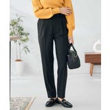 【イージーケア/洗える/ストレッチ】裏起毛美ラクるスッキリ見えテーパードパンツ | a.v.v【WOMEN】 | 詳細画像14 