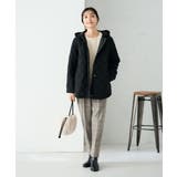 【イージーケア 洗える ストレッチ】裏起毛美ラクるスッキリ見えチェックテーパード… | a.v.v【WOMEN】 | 詳細画像12 