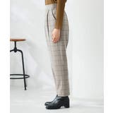 【イージーケア 洗える ストレッチ】裏起毛美ラクるスッキリ見えチェックテーパード… | a.v.v【WOMEN】 | 詳細画像14 