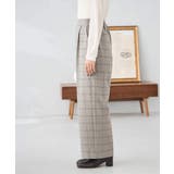 裏起毛美ラクるスッキリ見えチェックワイドパンツ | a.v.v【WOMEN】 | 詳細画像16 