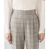 裏起毛美ラクるスッキリ見えチェックワイドパンツ | a.v.v【WOMEN】 | 詳細画像18 