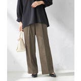 【洗える】ツイード美ラクるスッキリ見えワイドパンツ | a.v.v【WOMEN】 | 詳細画像1 