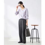 【洗える】ツイード美ラクるスッキリ見えワイドパンツ | a.v.v【WOMEN】 | 詳細画像12 