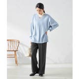 【洗える】ツイード美ラクるスッキリ見えワイドパンツ | a.v.v【WOMEN】 | 詳細画像13 