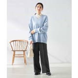 【洗える】ツイード美ラクるスッキリ見えワイドパンツ | a.v.v【WOMEN】 | 詳細画像15 