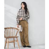 サテンワイドパンツ | a.v.v【WOMEN】 | 詳細画像12 