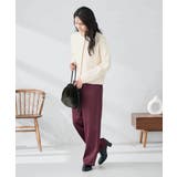 サテンワイドパンツ | a.v.v【WOMEN】 | 詳細画像6 